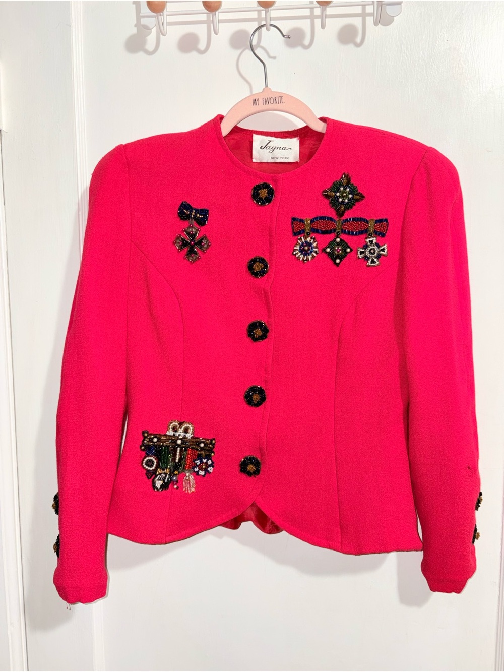 Vintage Beaded Jacket M